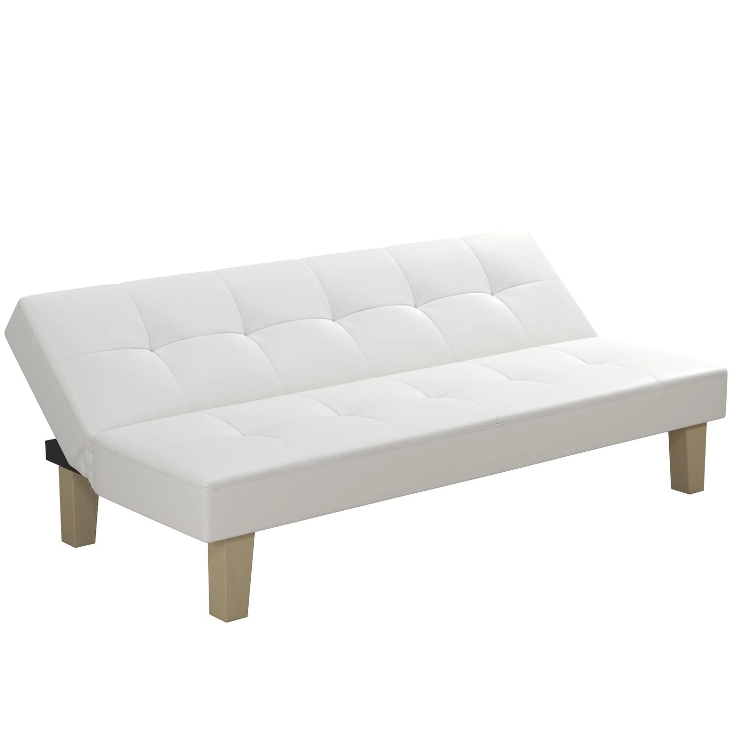 Aria Futon Sofa Bed, White