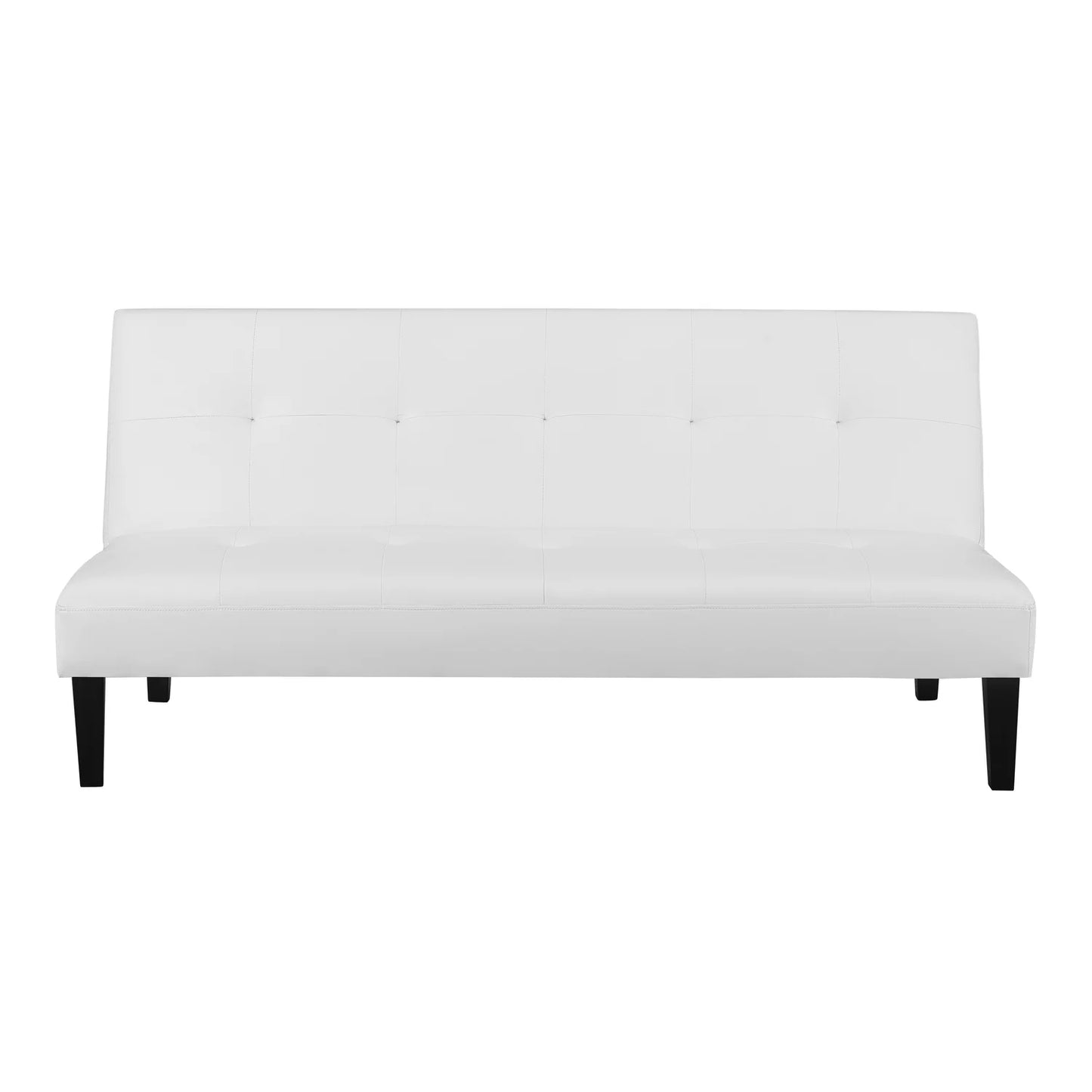 White Convertible Futon Sofa