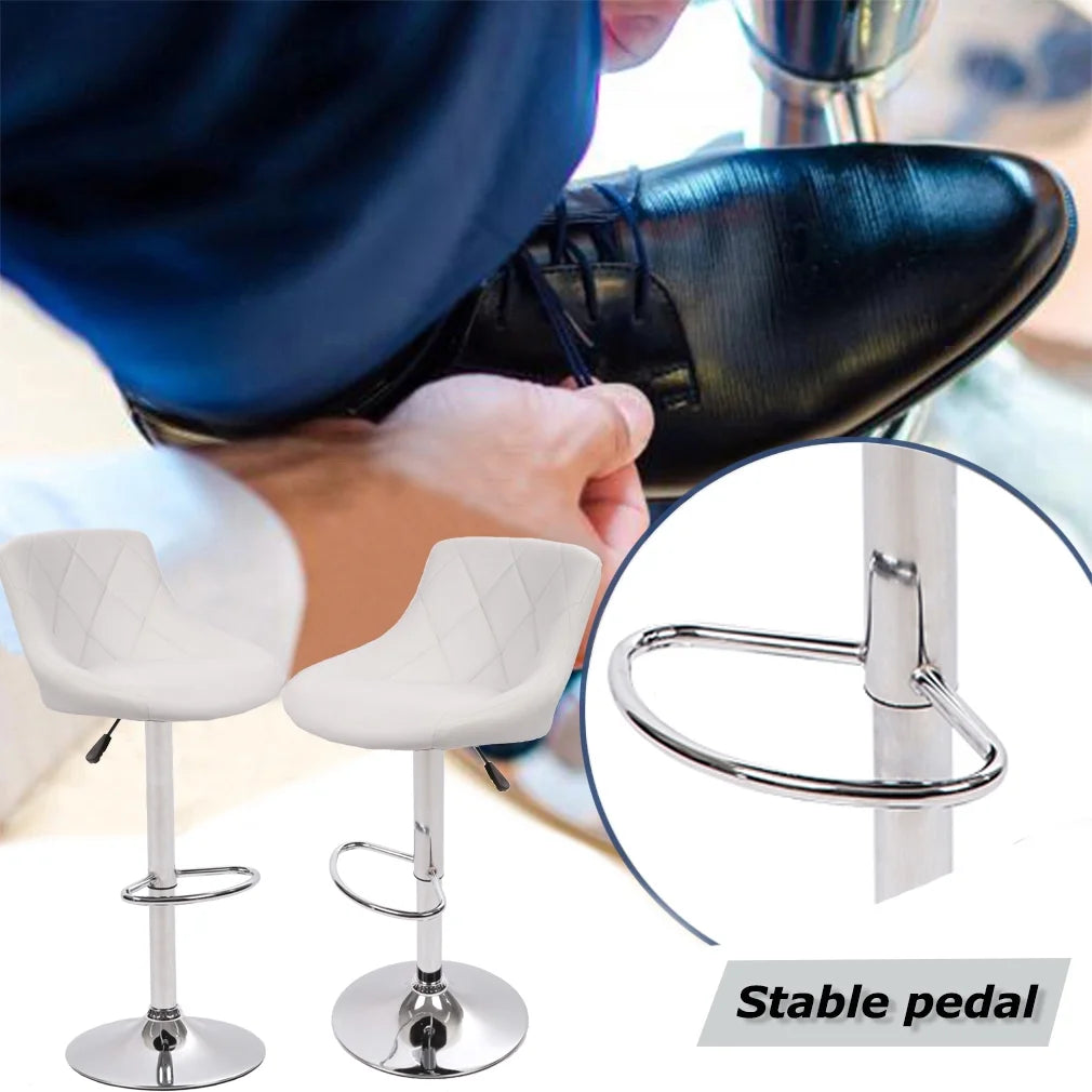 Bar Stools Barstools Swivel Stool Set of 2 Height Adjustable Bar Chairs with Back PU Leather Swivel Bar Stool Kitchen Counter Stools Dining Chairs