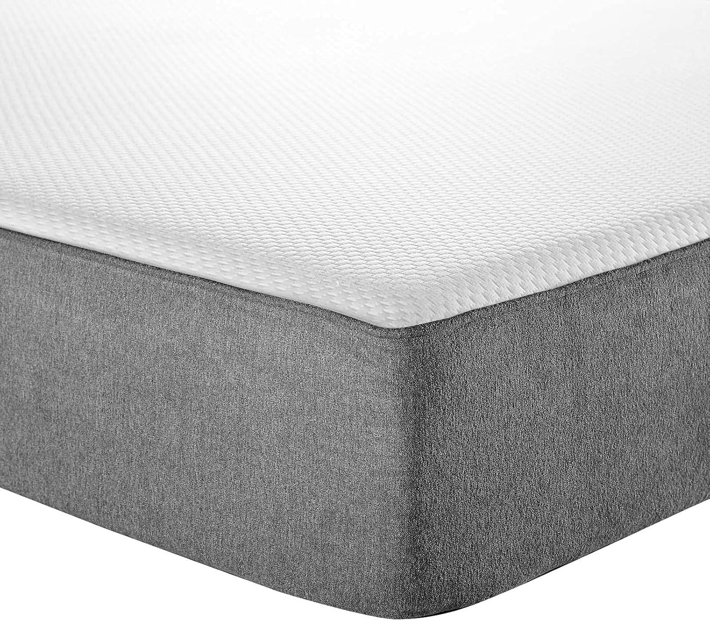 Twin Mattress Flexhaven 10" Gel Cooling Ventilated, Memory Foam Twin Mattress Grey