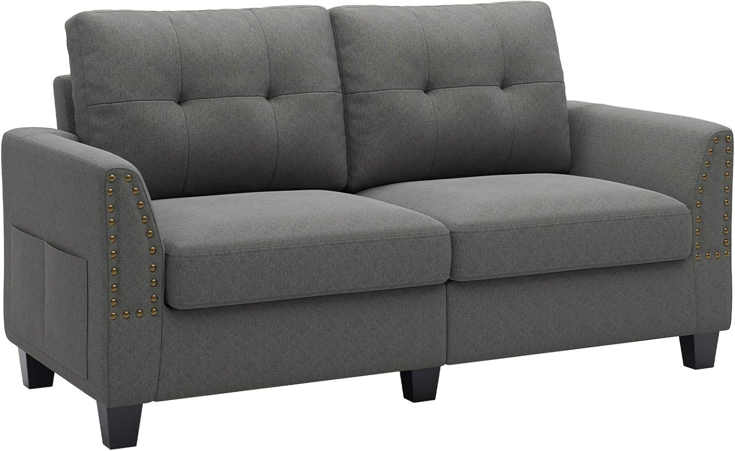 Loveseat Couch Grey Loveseat for Small Spaces