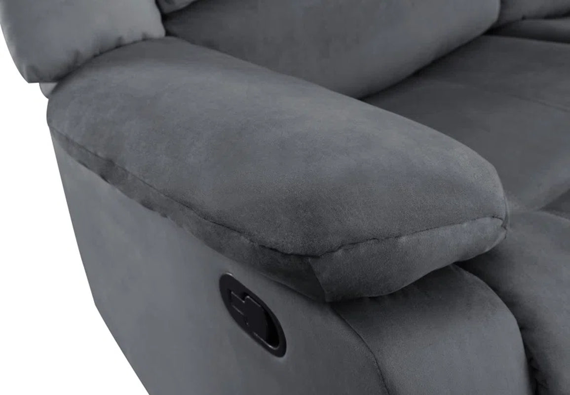 Aum 60'' Upholstered Reclining Loveseat