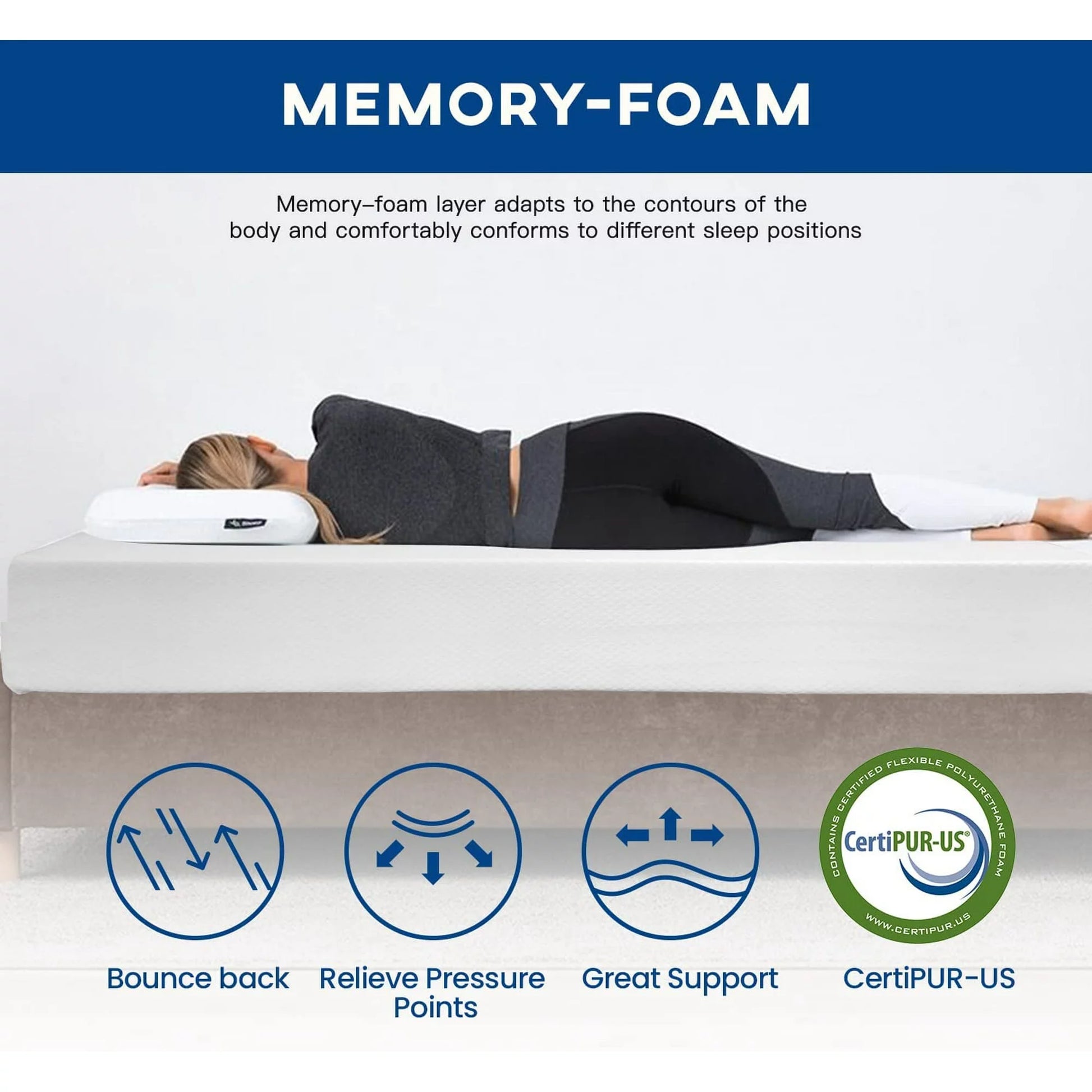 Full Mattress 12 Inch Gel Memory Foam Mattress Medium Firm Mattresses