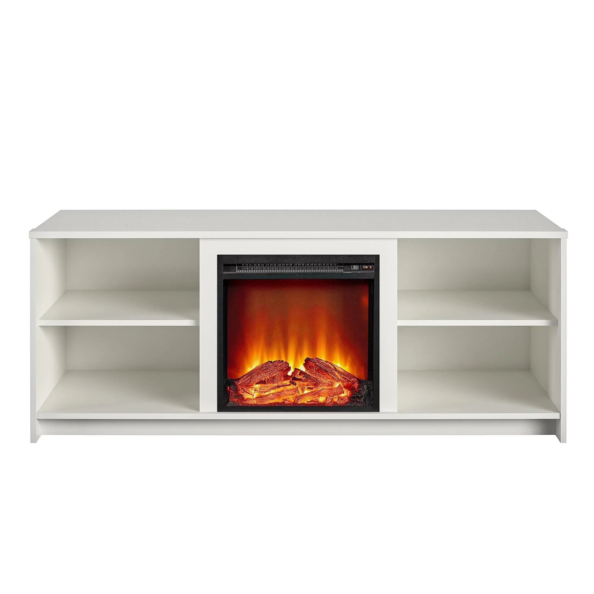 Fireplace TV Stand for Tvs up to 65", White