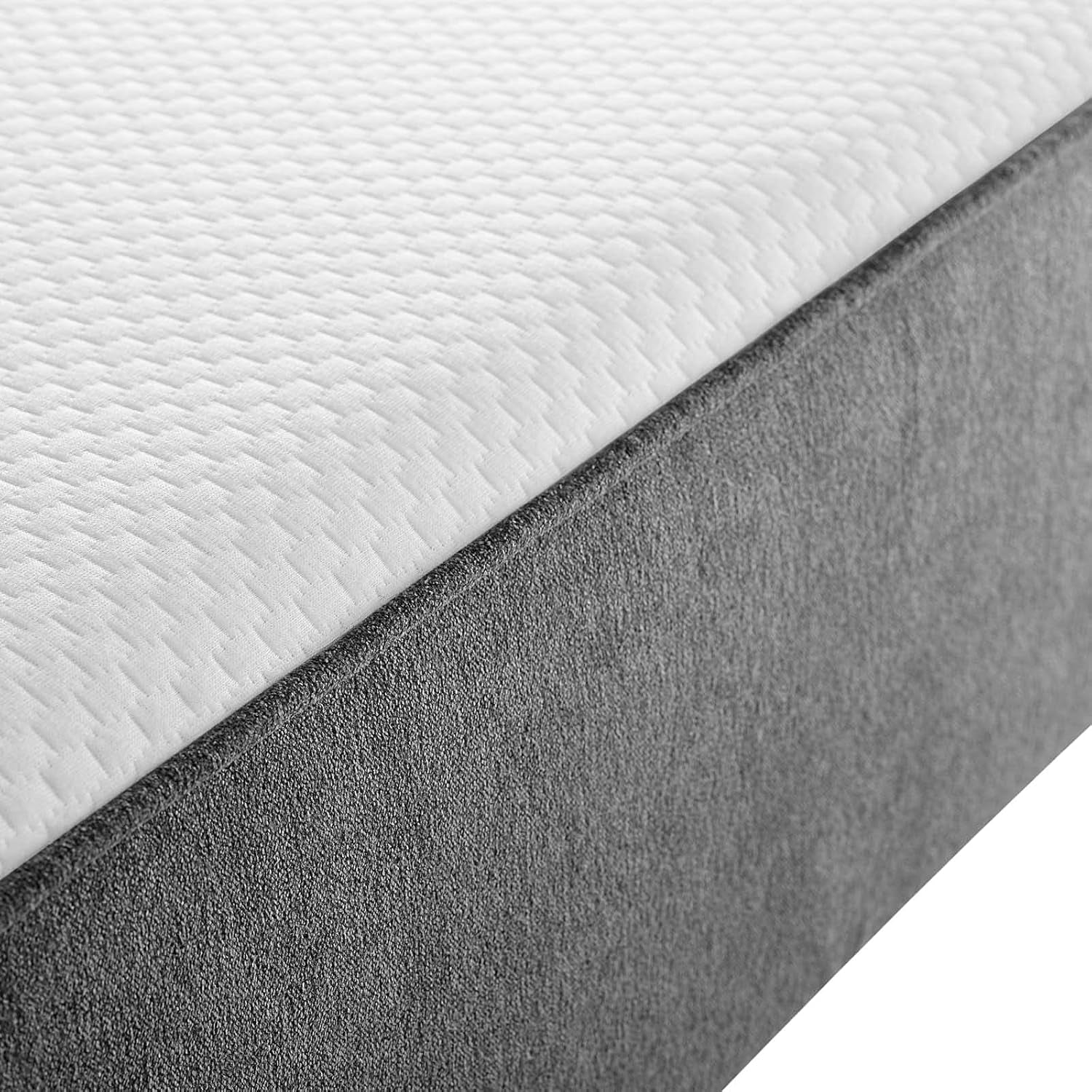 Twin Mattress Flexhaven 10" Gel Cooling Ventilated, Memory Foam Twin Mattress Grey