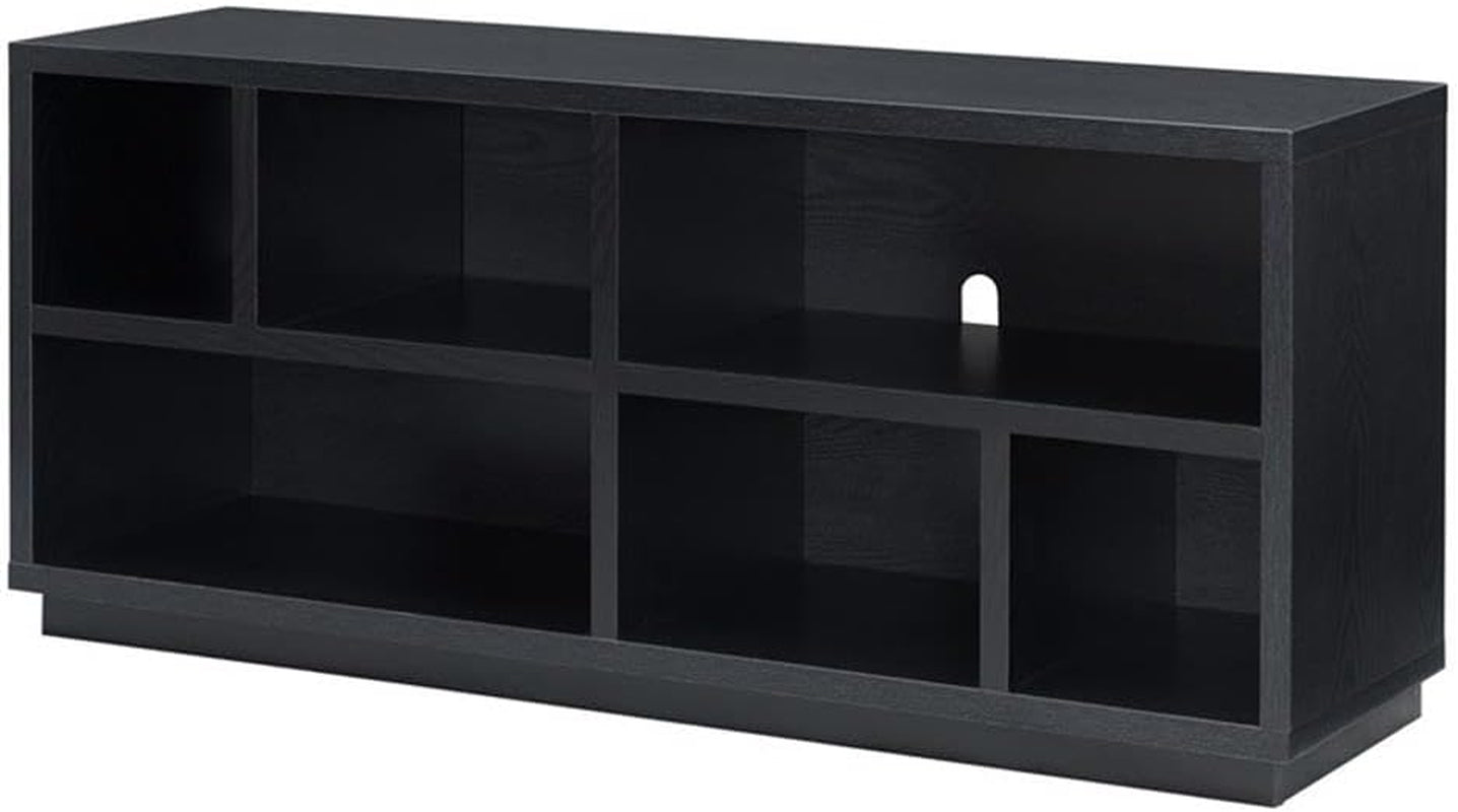 Bowman Rectangular TV Stand for Tv'S up to 65" in Black Grain